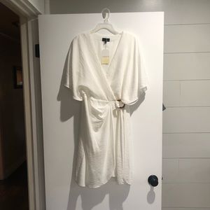 White Wrap Dress 🤍